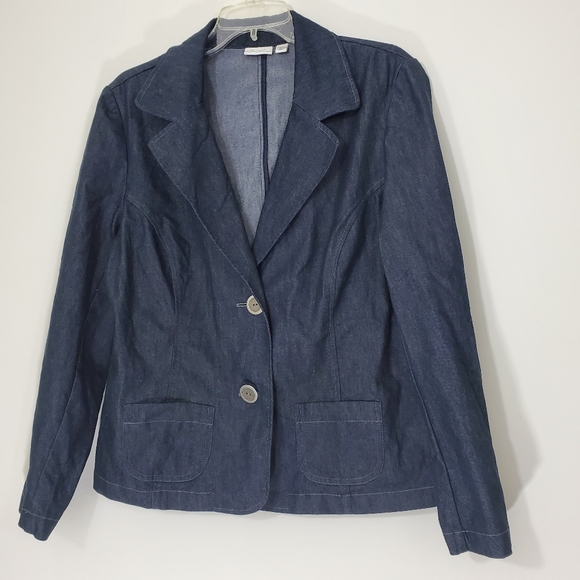 Kim Rogers Denim Jacket, Size 14 - Picture 9 of 9